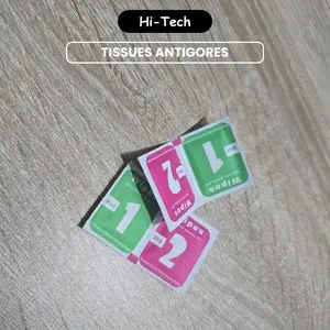 Hi-Tech || Tissue Pembersih Tempered Glass, 1 Set Tisu Kering dan Basah. Untuk Membersihkan Layar Sebelum Pemasangan Anti Gores.