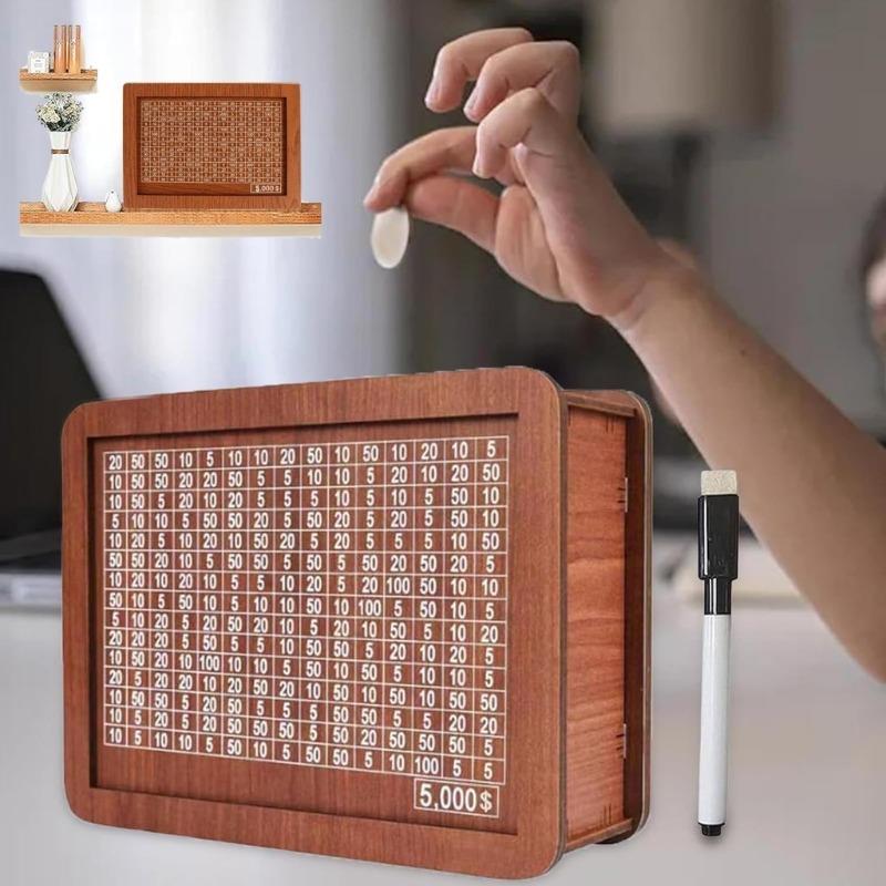 Product Introduction of Con Heo Tiết kiệm ngân hàng, Thủ Công, Thân Thiện Với Môi trường, Có Thể Tái Sử Dụng, Đa Chức Năng, Thích Hợp Cho Tài Chính Gia Đình, Có Khay Đựng Tiền Xu Bằng Gỗ, Lý Tưởng Để Tiết Kiệm 1