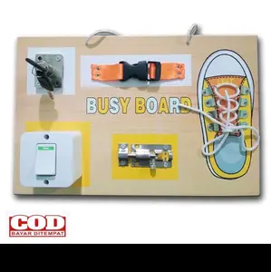 bisy board montessori- Pendidikan-mainan edukasi anak