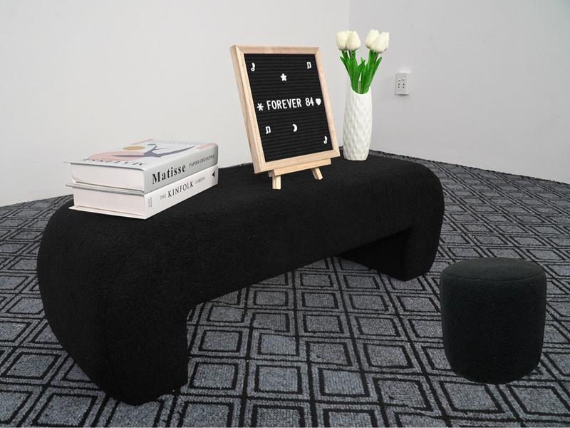 COMBO Ghế Đôn Ghế Băng Dài Chữ U , Ghế Chờ Sofa Mini tối giản Nhiều Kích Thước