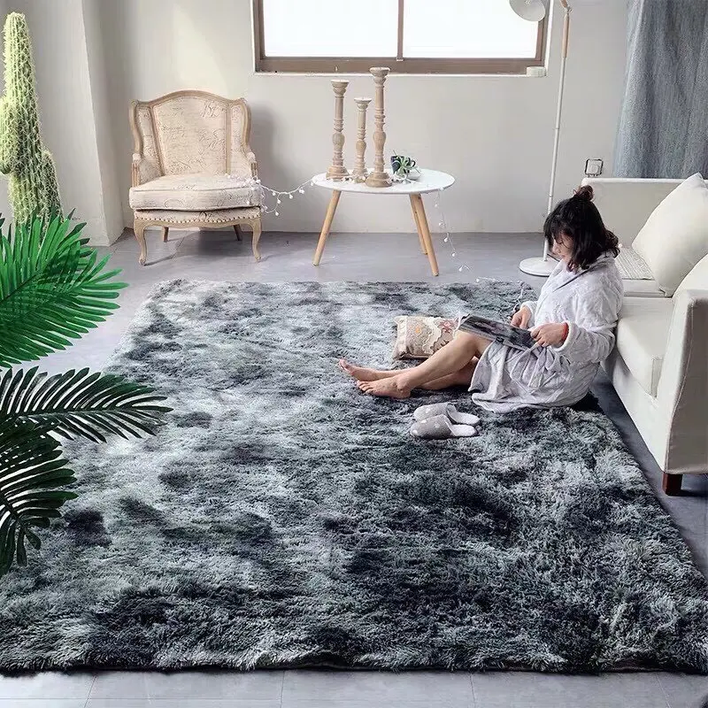 Thảm lông loang decor phòng khách,phòng ngủ sang trọng , lịch sự kt 1m6 x 2m