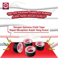 Gambar Daimaru Lakban Kain Hitam 2 Inch 48mm x 12m Cloth Tape x 12 Pcs dari Mitech Protection Kota Tangerang Selatan 5 Tokopedia