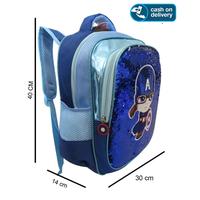 Gambar (Grosir Aneka Tas) Tas Usap anak Sekolah Model KARAKTER Anak SD Model Usap Cowok  Ransel Usap Mata led 14 inch - KAPTEN AMERIKA dari Grosir Aneka Tas Kota Tangerang 2 Tokopedia
