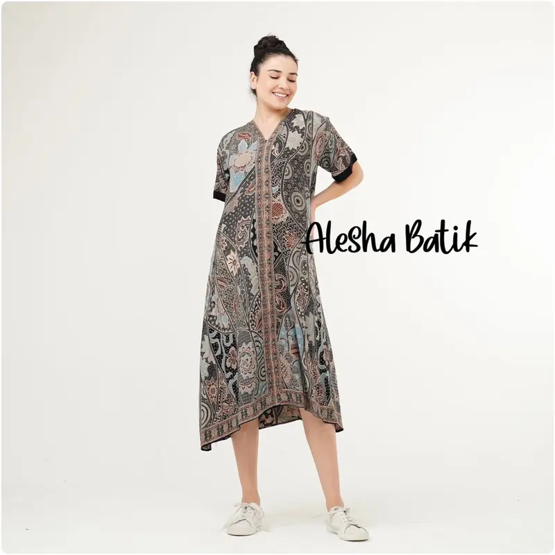 [Djuragan Daster] DASTER SIGGY LANCIP PREMIUM QUALITY BY ALESHA BATIK Rayon Busui Nyaman Cantik Kantong daster  branded daster remaja 4