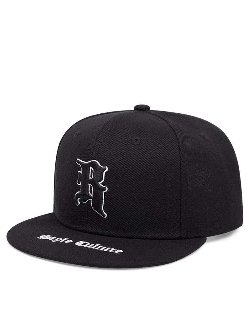 Product Introduction of Letter Embroidered Baseball Cap, Casual Street Style Snapback Hat for Men & Women, Fashion Clothes Accessories for Daily Wear 0