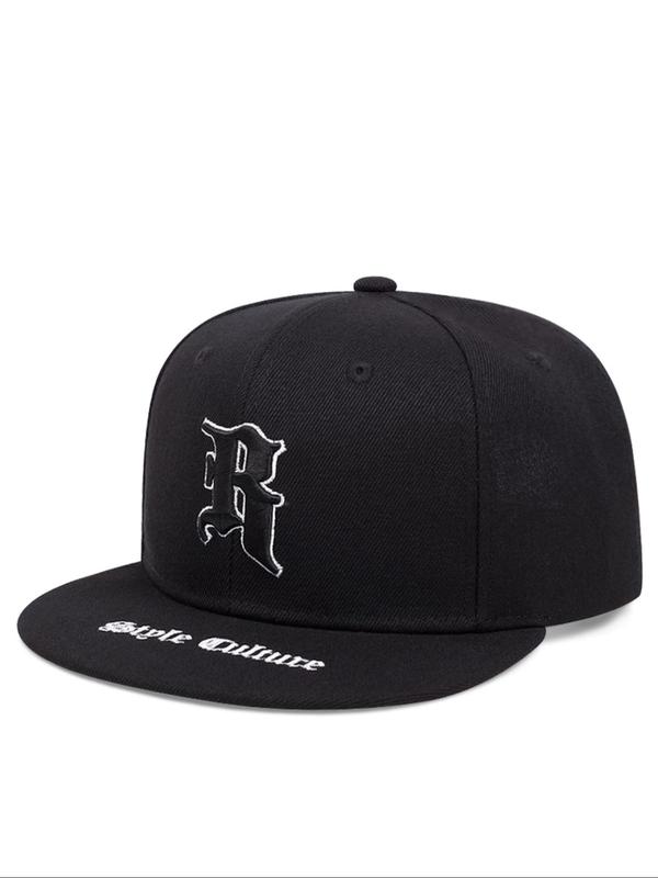 Letter Embroidered Baseball Cap, Casual Street Style Snapback Hat for Men & Women, Fashion Clothes Accessories for Daily Wear 0