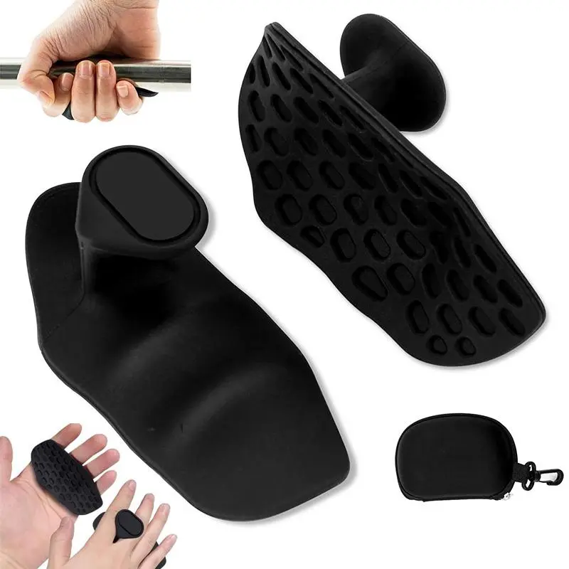 Gym Hand Grips, 1 Pair Gym Weight Lifting Grips, Portable Silicone Gym Pads for Gym Training and Exercise