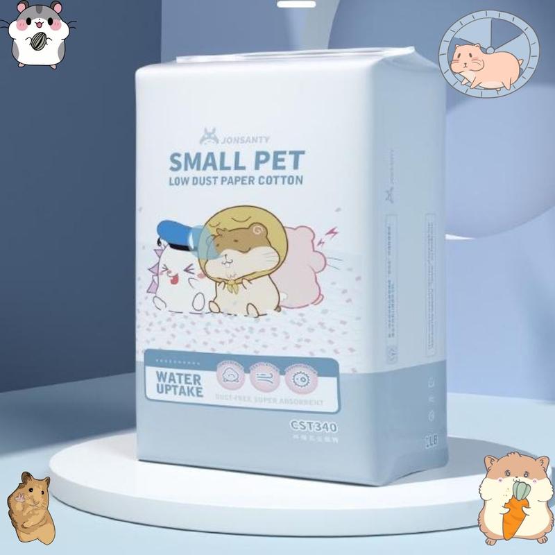 Giấy lót chuồng cho hamster bọ ú thỏ thú cưng nhỏ nguyên liệu hữu cơ gói lớn 450gram/1LB
