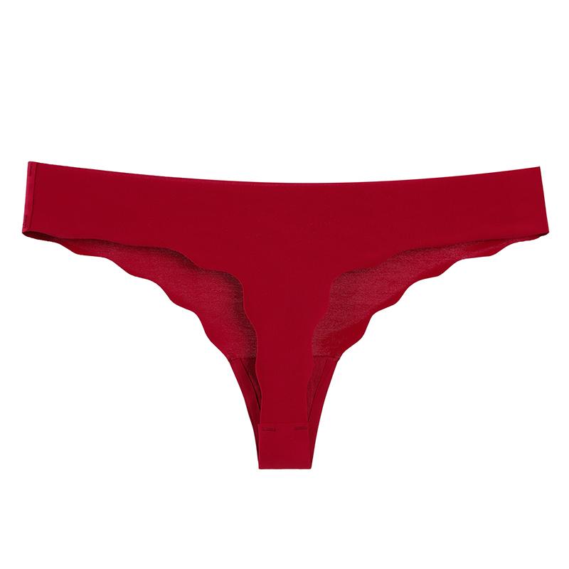 Product Introduction of Women's Thongs G-string Underwear Seamless Invisible Panties For Ladies Fashion Ruffle Female T-back Underpants 1/2pcs Womenswear Comfort 6