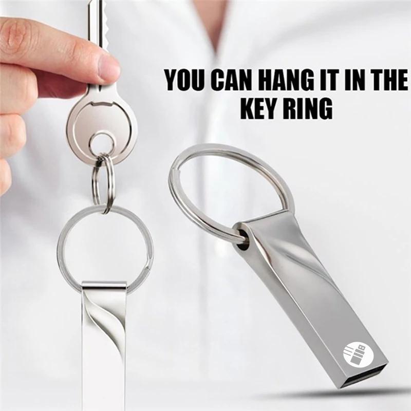 BU KING Pen drive 8GB 16GB 32GB 64GB 128GB high speed USB2.0 for computer cell phone metal mini pen drive 32GB USB flash drive 64GB 128GB 16GB 8GB 1