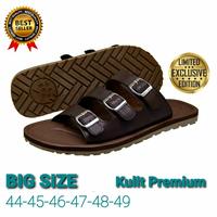 Gambar Sandal Slide Pria Slop Ukuran 44-45-46-47-48-49 BIG SIZE JUMBO Sandal Pria Bahan Kulit Sliders 3 gesper Kasual trendy Ori VANZAVA dari ARVIAN Footwear & Fashion Kab. Tasikmalaya 2 Tokopedia