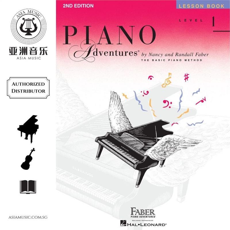 Product Introduction of High Quality AUTHORIZED DISTRIBUTOR - HAL LEONARD - PIANO ADVENTURES LESSON BOOK LEVEL 1 (2nd Edition) 0