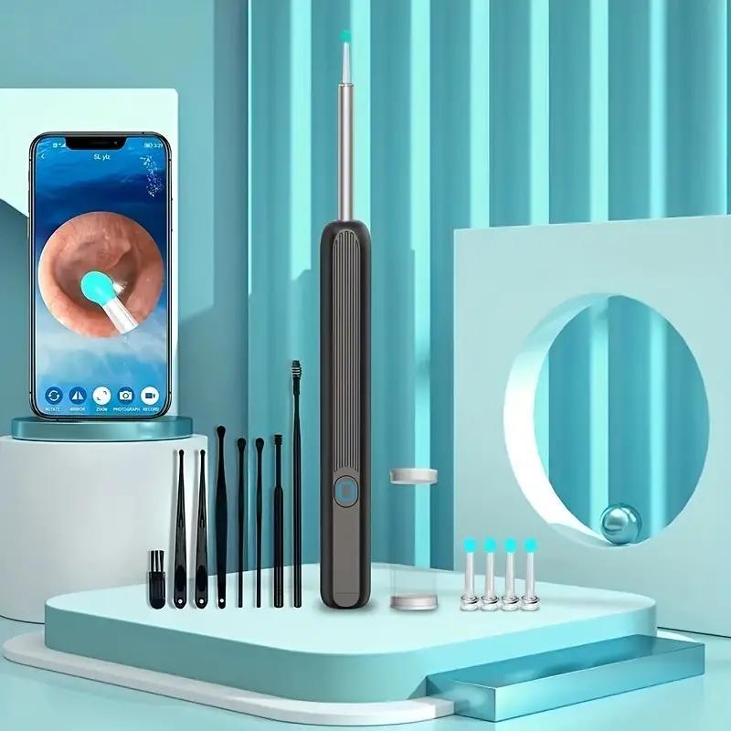 Smart Visual Ear Cleaner, Rechargeable Earwax Removal Tool, Lightweight Smart Visual Ear Pick, Multi-use Ear Cleaning Tool for Kids & Adults, Hygiene Products, Ear Canal Care Products, Birthday Gift 7