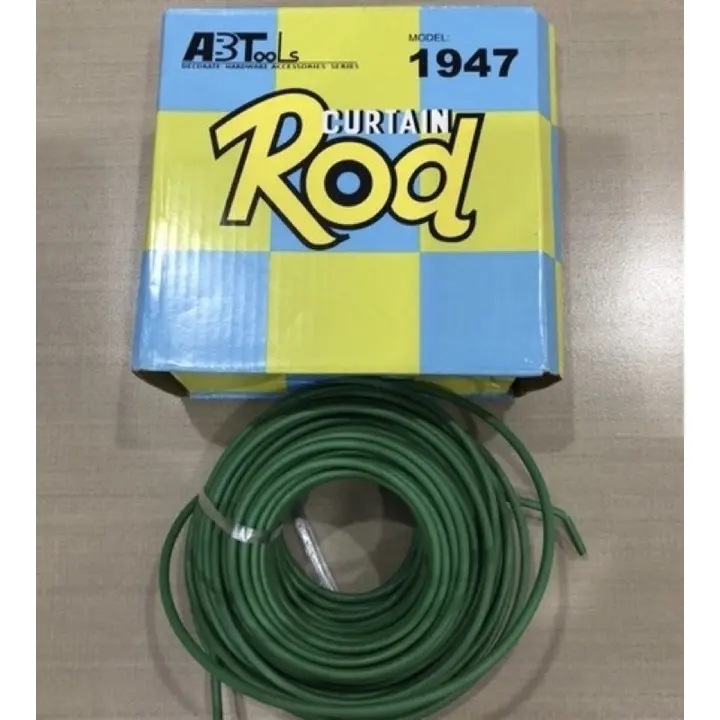 PCDecor Tali Dawai Langsir Percuma Skru / Spring Curtain Wire Free Screw Hardware