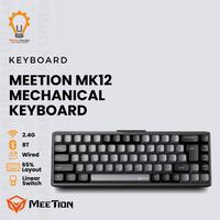 Gambar Meetion MK14 Mechanical Keyboard 87‑Key TKL Tri‑Mode Bluetooth+2.4G+Wired RGB Hot‑Swappable - Hitam dari URBAN GEEKS Kota Administrasi Jakarta Timur 1 Tokopedia