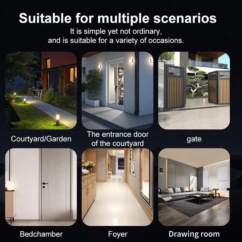 USB Rechargeable Wall Mounted Light, Motion Sensor Wall Light, Multipurpose Indoor Lighting for Entrance, Bedroom, Desk, Wardrobe 8