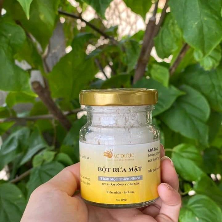 Bột rửa mặt Sắc Dược 100g giúp làm sạch da nhẹ nhàng - Làm Đẹp Da