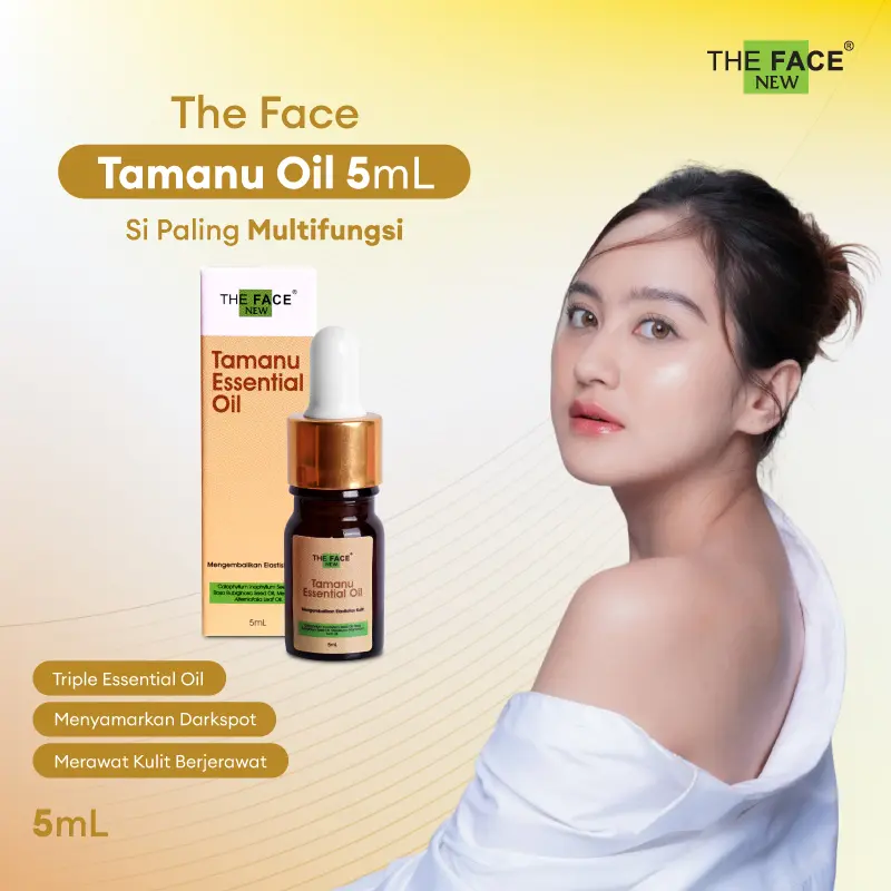 [BPOM] THE FACE Tamanu Essential Oil 5ml & 20ml - Membantu Merawat Jerawat