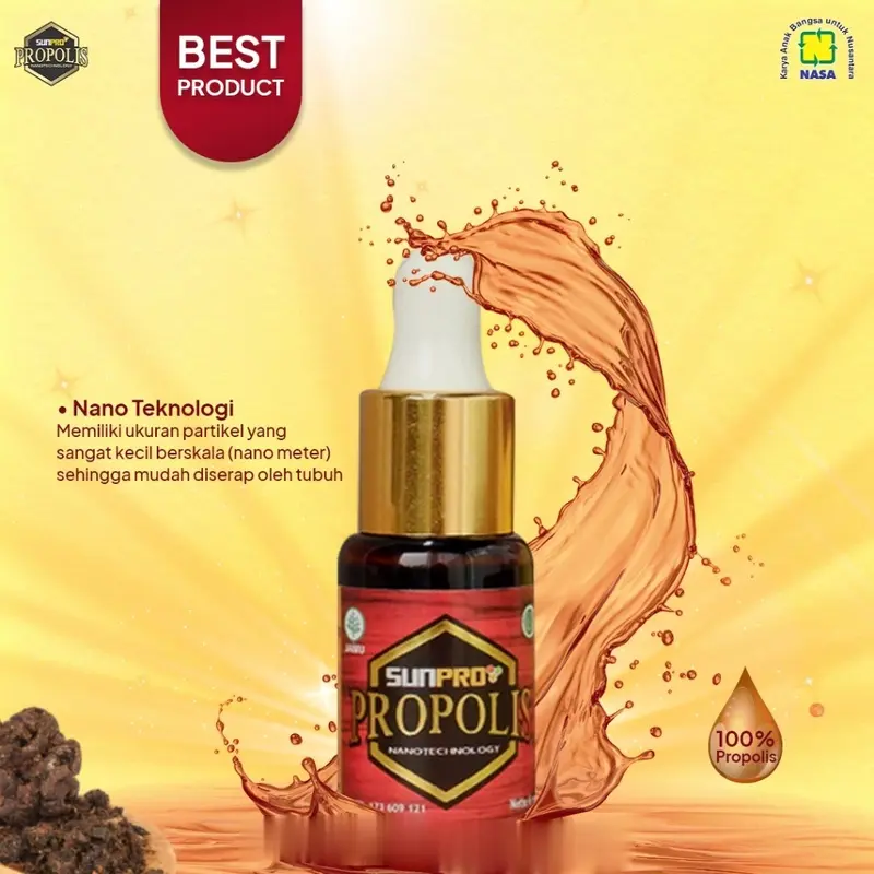 SUNPRO NASA Nano propolis memperkuat kekebalan tubuh Obat tetes multi fungsi untuk kesehatan tubuh 1