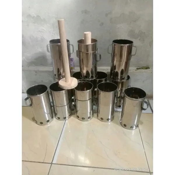 Cetakan pentol bakso kecil / alat pembuat cilok aci mini / Cetakan pentol cilok manual / Cetakan pentol bakso manual / Cetakan Pentol Cilok Stainless Steel 1