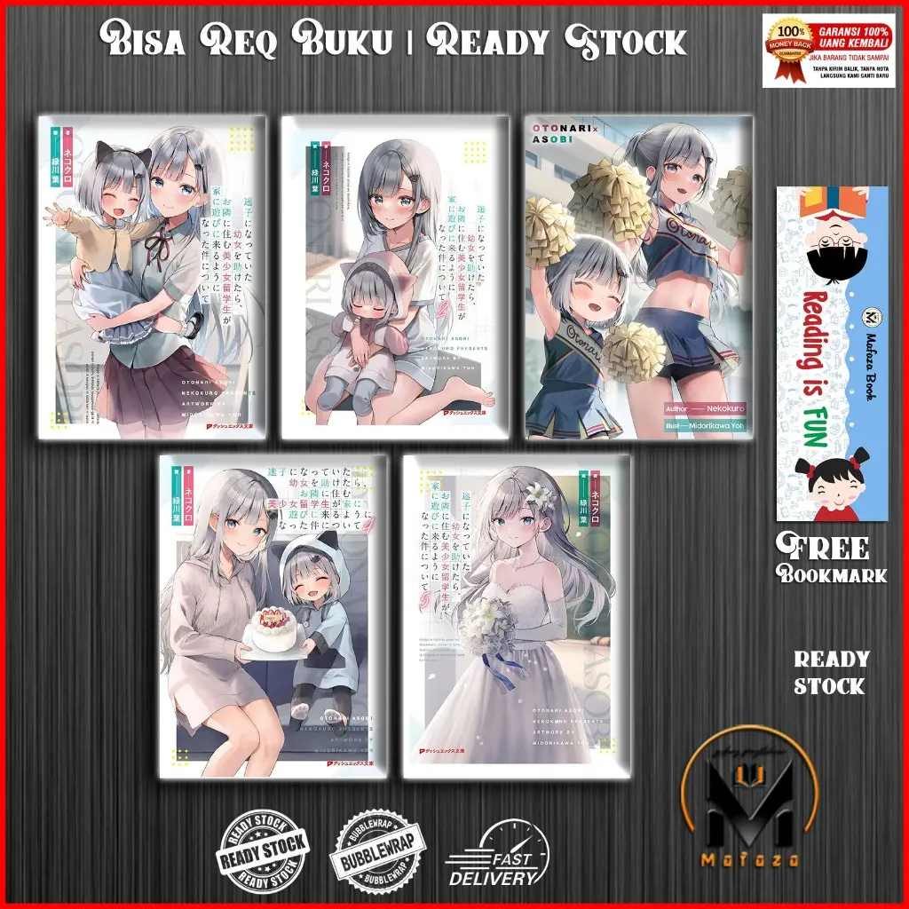Buku Otonari Asobi (Light Novel) Best Seller (English/Indonesia)