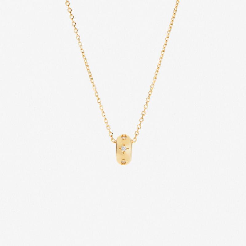 Product Introduction of European and American Niche Ins Element Necklace Small Circle Ring Pendant  Clavicle Chain Women's Fashion 6
