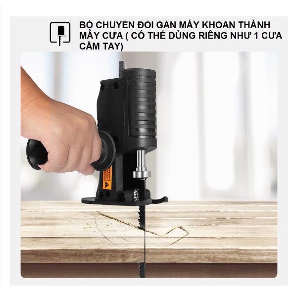 Product Introduction of Bộ Chuyển Đổi Máy Khoan Thành Máy Cưa Đa Năng Cầm Tay 1
