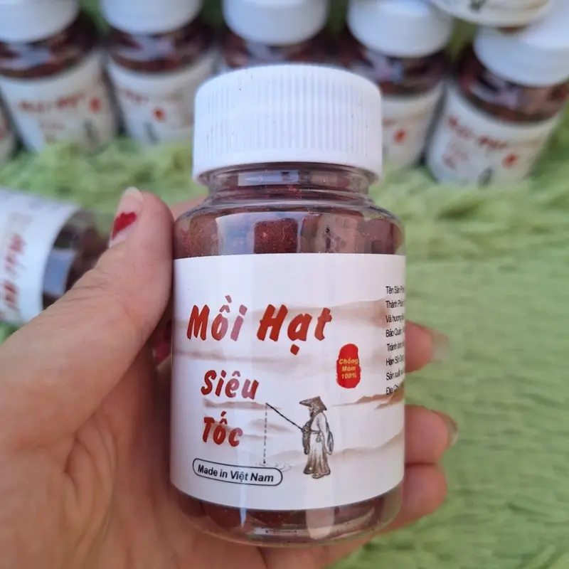 Mồi HẠT câu TRẮM , CHÉP ,TRÔI ,DIẾC ,RÔ PHI  siêu nhạy Bắt Cá 8