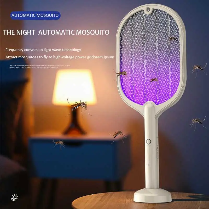 YANKE Raket Nyamuk Electric Mosquito Racket Rechargeable - WP-07 1