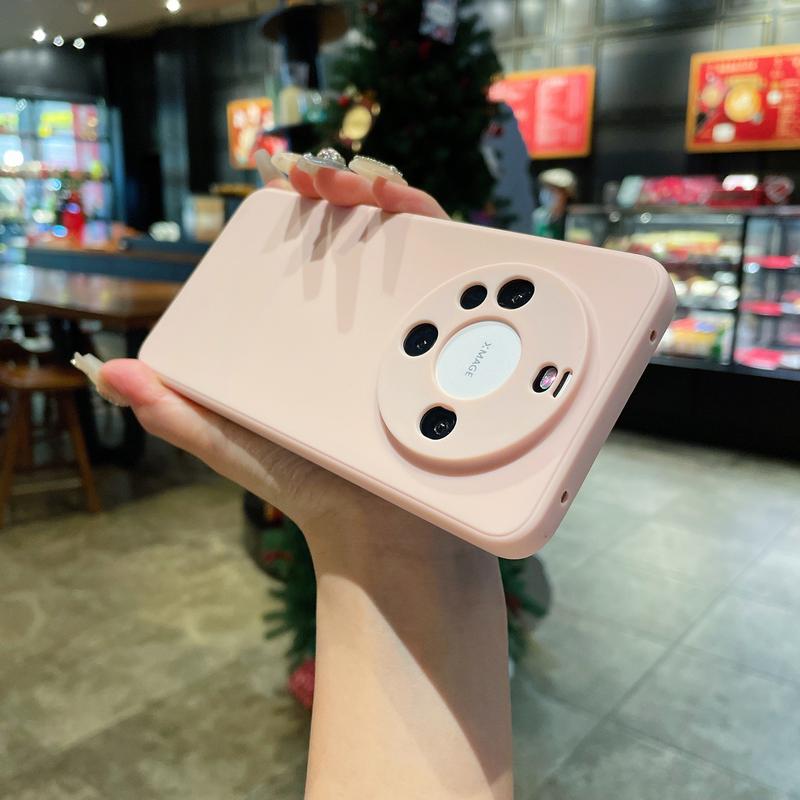 Product Introduction of Suitable for Mate60 Fine Hole Frosted TPU Straight Nova12 Protective Case Huawei Pura70 Silicone Phone Case Cellphone Protector Protection Smartphone 13