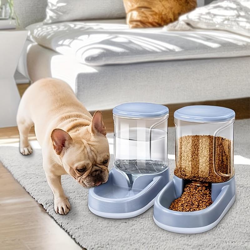 TikTok Shop Smart Pet Feeder Deluxe Automatic Gravity Dog Food And Water Dispenser For Easy Meal Time Management Space Saving Self Feeding Station For Indoor Dogs And Easy to Clean Design