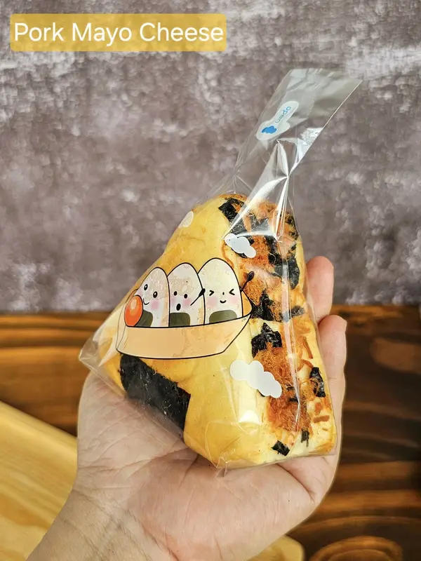 Túi nilon Đựng Cơm Nắm Tam Giác Họa Tiết Hoạt Hình Dễ Thương 3