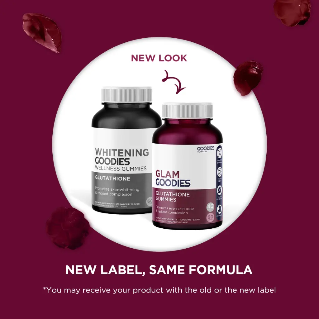 GOODIES NUTRITION Glutathione Gummies Glam Goodies 1 bottle (60 Gummies) - Improve Skin Texture - TikTok Shop Philippines GOODIES NUTRITION Glutathione Gummies Glam Goodies 1 bottle (60 Gummies) - Improve Skin Texture - TikTok Shop Philippines