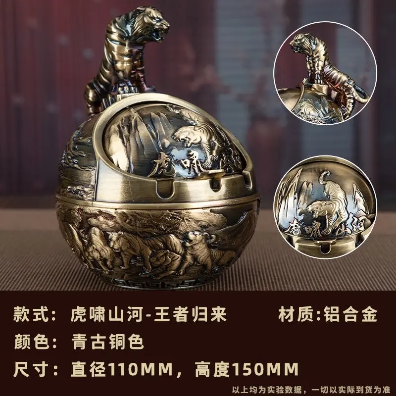 Gạt tàn bằng đồng, có Dragon Ball, Voi, Gia súc, Ngựa Gỗ, đại bàng trang trí, trang trí nội thất, bán lớn 6