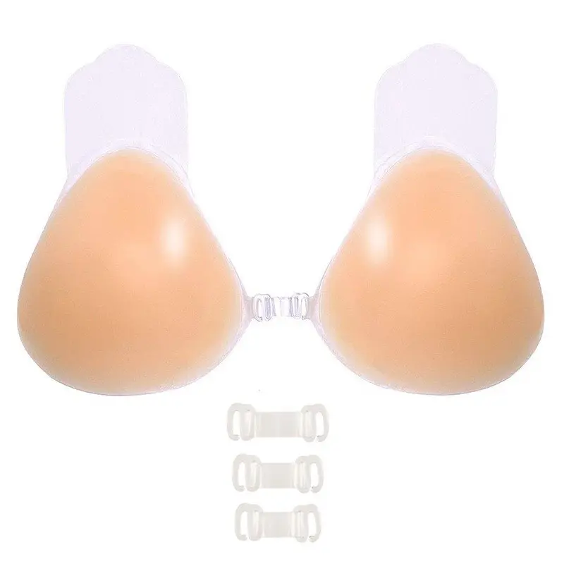 Miếng Dán Nâng Nguc Silicone Cài Trước Dán Siêu Chắc Không Tuột YUKI STORE 0138 0