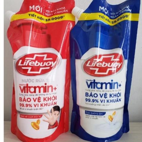 Nước rửa tay lifebuoy túi 1Kg 985ml loại bỏ tất cả các vi khuẩn bám vào da tay. Skin Care