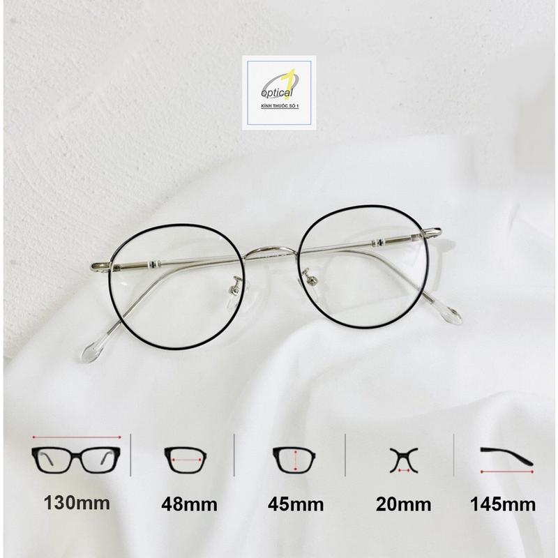 Gọng Kính Cận Nam Nữ Mắt Kính Tròn 5281 - Đầy Rim, Chống Ánh - TikTok ...