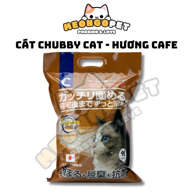 [Chính hãng] Cát vệ sinh mèo Chubby Cat 9L - Cafe