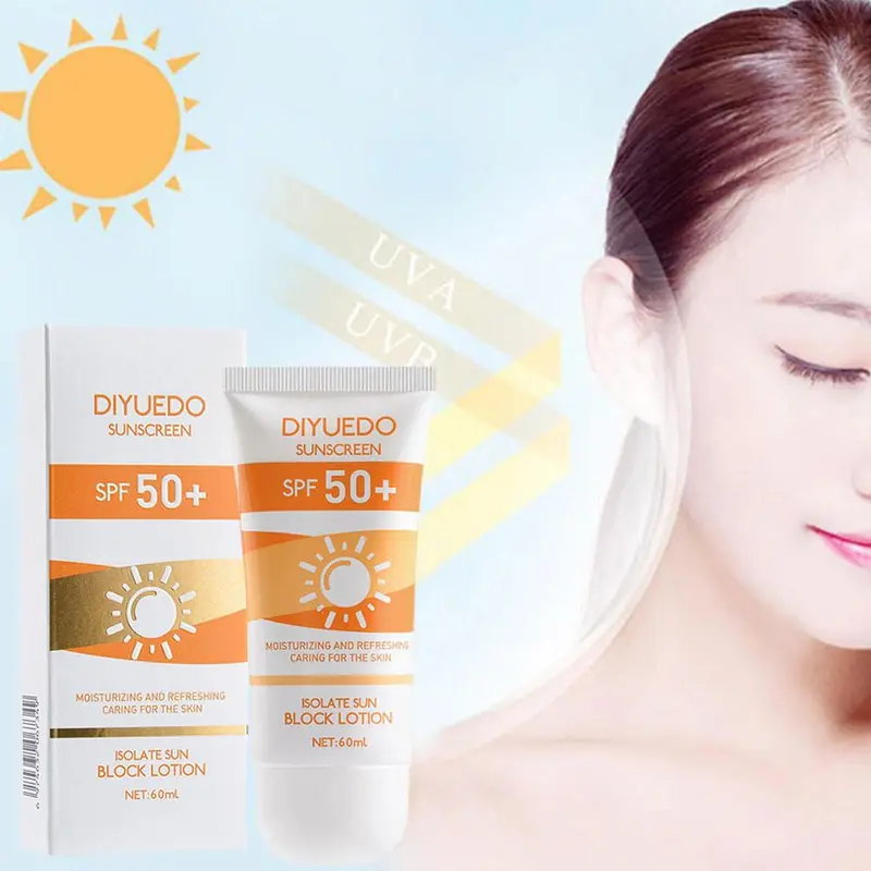 Kem Dưỡng Da Chống Nắng, DIYUEDO, SPF50 + PA + + +, Chống Tia UV, Dưỡng Ẩm, Không Nhờn, Thích Hợp Cho Toàn Thân, Công Suất Cao 1