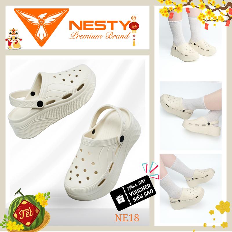 NE18 Tặng STICKER 3D DÉP SỤC NESTY ĐẾ CAO CHẤT LIỆU EVA CAO CẤP KO3