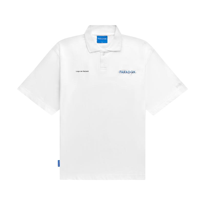 Áo Thun Nam Có Cổ Ngắn Tay PARADOX Menswear ELEGANT POLO - Trắng Tay Ngắn