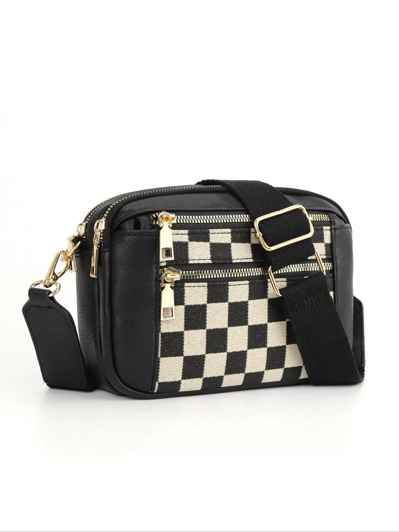 Fashionable Plaid Pattern Crossbody Bag, Casual Versatile Shoulder Bag for Women, Trendy All-match Commuter Bag for Daily Used