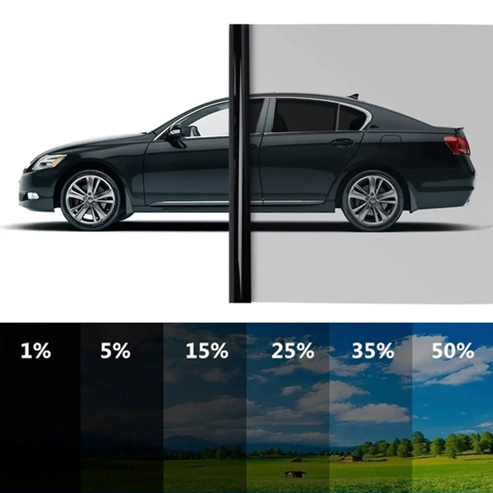 SH 300*50CM Car Window Privacy Tint Film with Pearl Stick Auto