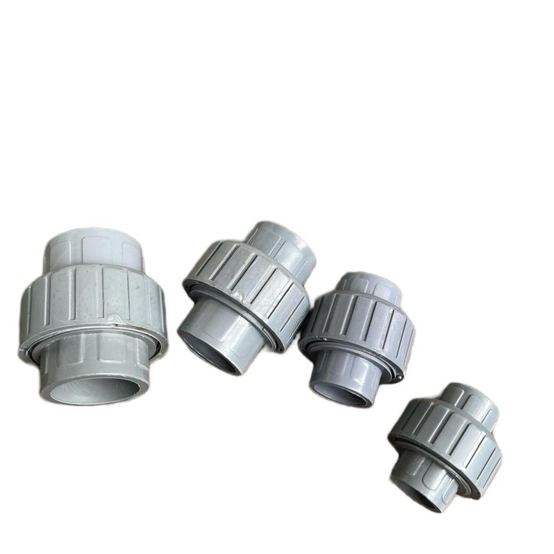 Rắc co ống nước lắp máy bơm, nhựa pvc phi 21 27 34 42 48, rắc co máy bơm, khớp nối sống