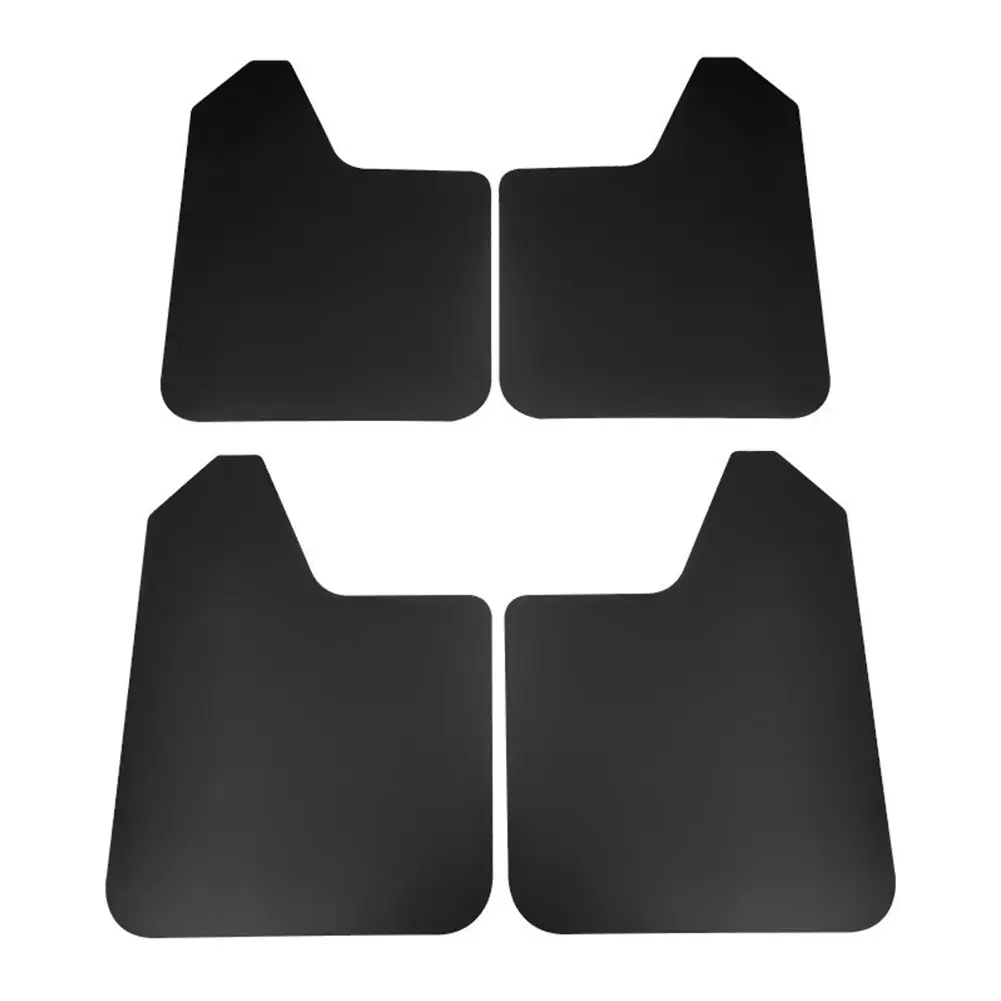 Black Mud Flaps Mudguards Splash Guards for Car SUV Truck Simple Design