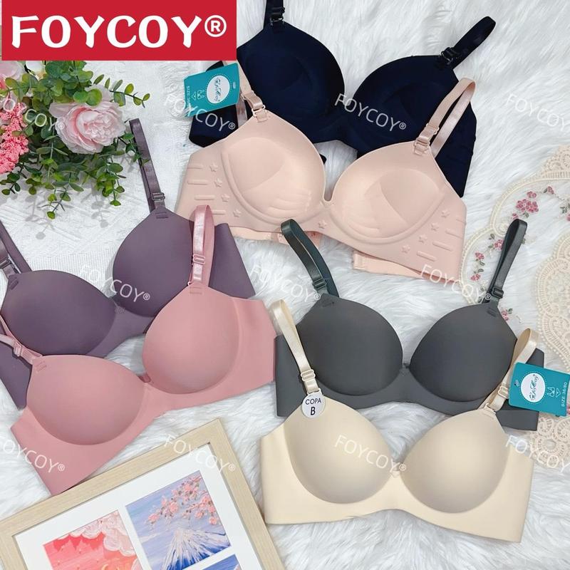 Y01 - Combo 3 áo su đúc siêu nâng mút dày 4,5cm hàng dẹp , áo lót su đệm bàn tay Voi Kem 0