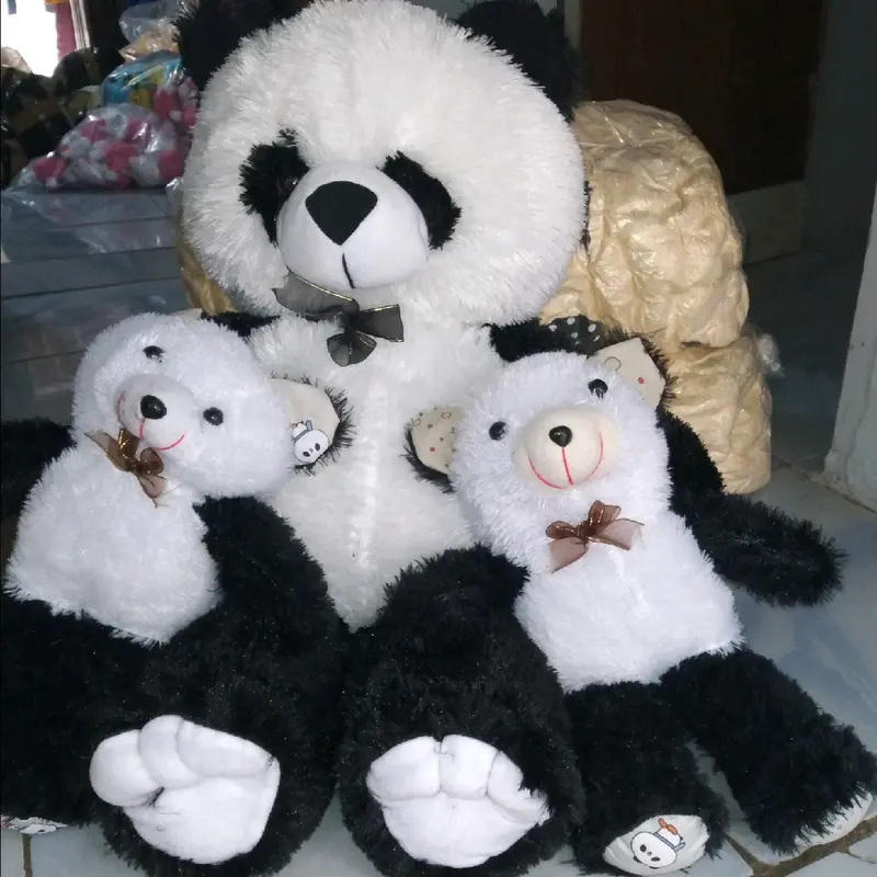 PROMO Boneka Panda Besar 70 cm beranak 2 ( 1 besar, 2 kecil ) Dolls 2