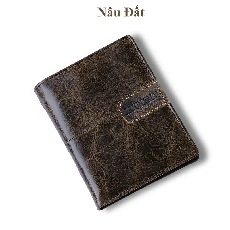 Ví nam da bò cao cấp, giá mềm, fullbox, bảo hành 12 tháng, đổi trả 7 ngày Wallet 5