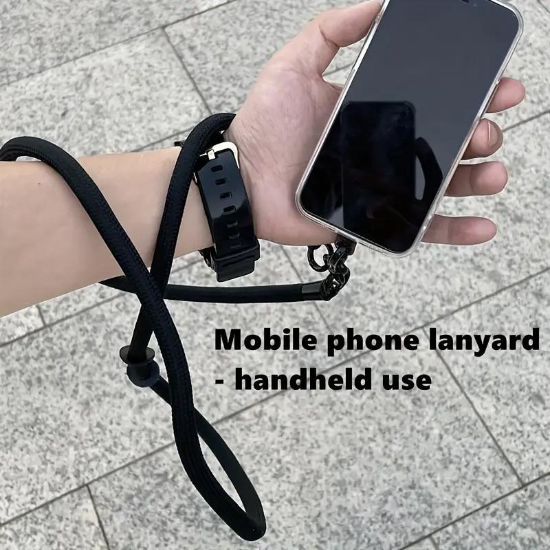 Solid Color Adjustable Phone Lanyard, 1 Count Practical Anti-lost Neck Lanyard, Portable Phone Strap for Men & Women Outdoor Use 5