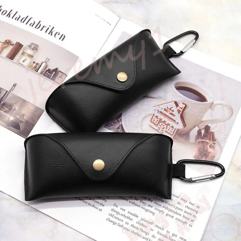Women's new sunglasses, Korean waterproof glasses case, PU leather frame protective cover, glasses protective cover